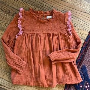 Cat & Jack Girls Knit Top - size 7/8